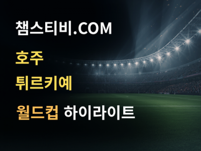 호주 VS 튀르키예 2:0 월드컵 하이라이트