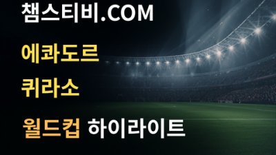 에콰도르 VS 퀴라소 0:0 월드컵 하이라이트