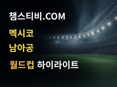 멕시코 VS 남아프리카공화국 2:0 월드컵 하이라이트